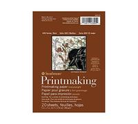 Strathmore Artist Printmaking Paper Pad 400 Series Heavyweight 280gsm 5x7in 20 Sheets White