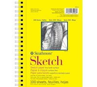 Pro-Art Strathmore Sketch Paper Pad 5.5-inch x 8.5-inch-100 Sheets, Other, Multicoloured, 19.14 x 23.59 x 4.54 cm