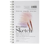Pro-Art Strathmore Sketch Spiral Paper Pad 5.5 x 8.5-inch, 100 Sheets