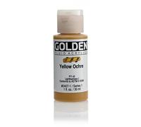 Pro-Art Yellow Ochre-Golden Fluid Acrylic, Acrylic, Multicolour