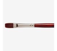 Pro Arte : Acrylix Flat Synthetic Acrylic / Oil Brush Series 204 Short handled Size 3/8in