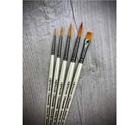 Pro-Arte Masterstroke Series 60 Round Paint Brush Set (L, Mixed Media, Synthetic)