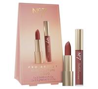 Pro Artist Lip Duo - Rose Couture | Matte Muse Lipstick & Luminous Glow Lip Shine | Limited Edition