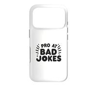 Pro At Bad Jokes Funny Dad Humor For Fathers Case for iPhone 17 Pro