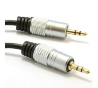 Pro Audio 3.5mm Stereo Jack to Jack Sound Cable Lead Gold 2m