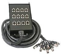 Pro Audio 50ft 8-channels & 4 returns Stage Box Snake XLR Cable