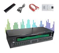 Pro Audio Equalizer with Bluetooth, Spectrum Analyzer, 12 Modes, Digital Decoding, Noise Reduction for Enhanced Sound Quality