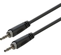 Pro Audio RACC240 3 ft "3.5 mm Jack to 3.5 mm Stereo Jack" Speaker Cable