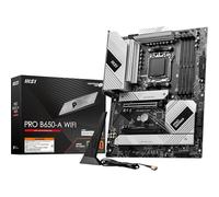 MSI PRO B650-A WIFI Motherboard, ATX - Supports AMD Ryzen 9000/8000 / 7000 Series Processors, AM5 - DDR5 Memory Boost 7600+MHz/OC, 2 x PCIe 4.0 x16, 3 x M.2 Gen4, Wi-Fi 6E