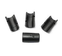 Pro Bamboo Kitchen 20pcs Iron Pipe Fixed Plastic Clip 1/2" Black Plastic Pipe Clamp Wire Shelving Shelf Lock Clips for Shelf Mounting