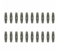 Pro Bamboo Kitchen 20PCS Slingshot Leather Pouch Card Ball Slingshot Rubber Band Set Special Non Slip Ultra fine Frameless Silencing Thickened Leather Pocket Suitable for Hunting Sports Practice