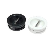 Pro Bamboo Kitchen 2pcs Surfboard Leash Plugs White and Black Professional Surfboard Accessories