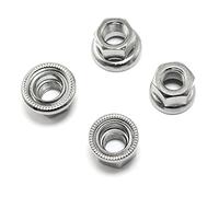 Pro Bamboo Kitchen 4pcs Track Nut Bicycle Bike Wheel Hub Axle Nuts M10 Rear Axle Nuts + M9 Front Axle Nuts Bicycle Accessories 7075 Aluminum Alloy Screw