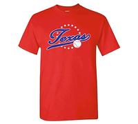 Pro Baseball Vintage Team Men's Retro Fan Apparel, Texas - Red Shirt, XXL