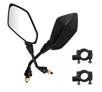 PRO BAT 7/8'' Universal Rear View, PRO BAT ATV Mirrors | 8mm Handlebar Mount Side Compatible with Motorcycle Dirt Bike Quad Street Bike Adventure Snowmobile Jet ski Scooter Coolster Moped GY6