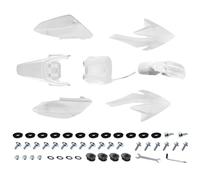 PRO BAT 7 PCs Plastic Fairing Fender Kit CRF 70 CRF70 125cc Apollo Dirt Pit Bike, White