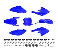 PRO BAT 7Pcs Plastic Fender Fairing Kit For CRF70 CRF70F Off Road Dirt Pit Bike Motocross,Blue