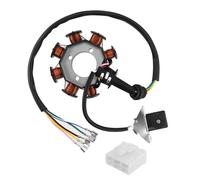 PRO BAT 8 Coil Magneto Stator Plate 5 Wires CG125-8 fine copper for Zongshen CG 125cc 150cc 200cc 250cc Scooter Moped ATV Quad Dirt Pit Bike Go Kart 4 Wheelers