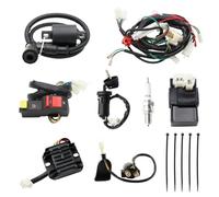 PRO BAT Complete Electrics Wiring Harness D8EA Spark Plug CDI Ignition Coil Kits for Chinese Dirt Bike 150cc 200cc 250cc Zongshen Loncin