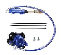 PRO BAT Front Disc Brake Master Cylinder Caliper Assembly for 50cc 90cc 110cc 125cc ATV Quad Dirt Bike，Blue