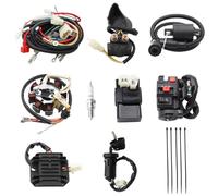 PRO BAT Full Electric Wiring Harness Wire Loom CDI Coil Stator Assembly For ATV Quad Bike Go Kart 150cc 200cc 250cc 300cc