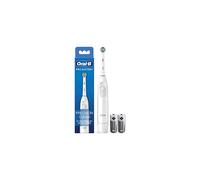 Pro Battery Toothbrush, Precision Clean Toothbrush Head, Plaque Remover For Teeth, 2 Batteries Included, White