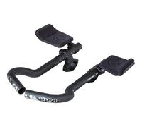 PRO Bicycle Cycle Bike Missile Tri-Bend Clip-On Handlebar Black - 31.8 MM