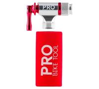 Pro Bike Tool CO2 Inflator - Quick & Easy - Presta and Schrader Valve Compatible - Bicycle Tire Pump For Road and Mountain Bikes - Insulated Sleeve - No CO2 Cartridges Included