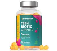 Pro-Bio for Teens | 60 Gummies | 5 Billion CFU | Orange Flavoured Supplement for Teenage Boys and Girls Aged 13 + | Multi - Biotic Blend with Vitamin C & B6 | Suitable for Vegans | by Horbaach