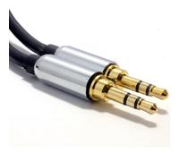 kenable PRO BLACK 3.5mm Jack Male to Male Stereo Audio Cable Lead GOLD 2m