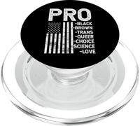 Pro-Black Pro-choice Pro-Love Pro-queer - Resist Hate Gift PopSockets PopGrip for MagSafe