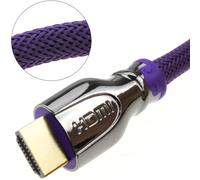 PRO Braided HDMI 2.0a 4k2K Ultra UHD TV Cable Metal Ends 3m