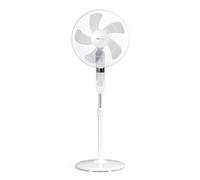 Pro Breeze 16" Pedestal Fan with 4 Fan Modes & Remote Control in White Pro Breeze White