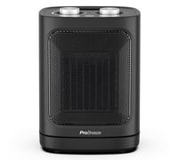 Pro Breeze 1800W Mini Ceramic Fan Heater - 2 Heat Settings & Fan Only Mode with Built-in Overheat and Tip Over Protection, Electric Heater for Home, Office and Bedroom (Black)
