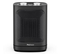 Pro Breeze 2000W Mini Ceramic Fan Heater - 3 Heat Settings & Fan Only Mode with Built-in Overheat and Tip Over Protection, Electric Heater for Home, Office and Bedroom (Black)