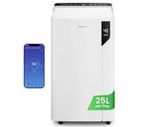 Pro Breeze® 25L/Day Smart Compressor Dehumidifier - Energy Efficient with Laundry Mode & Wi-Fi, Humidity Sensor & Indicator, Carbon Air Filter for Mould, Damp & Moisture - for Home, Office & Bedroom