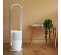 Pro Breeze 32" Bladeless Tower Fan & Air Purifier in White Pro Breeze White