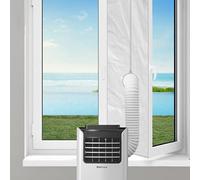 Pro Breeze 400CM Window Seal Kit for Portable Air Conditioner and Tumble Dryer, Universal with Adjustable Opening, Fits Any AC Unit Exhaust Hose, Easy to Install - Designed for Hinged Windows 400cm