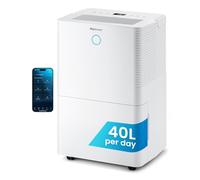 Pro Breeze® 40L OmniDry WiFi Dehumidifier with Automatic Humidity Sensor & Display, 24Hr Timer, Laundry Drying, Continuous Drainage with Smart App
