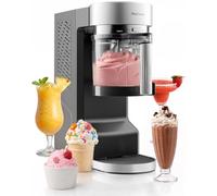 Pro Breeze EasyFreezy® Ice Cream Maker & Slushie Machine (7 Presets) - No Pre Freezing needed, Ready in 20mins - Soft Serve, Milkshakes, Frappe, Frozen Drinks, Cocktails, Slushies & Chilled Desserts