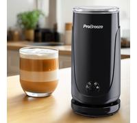 Pro Breeze® Electric Milk Frother, Steamer & Warmer - Automatic Whisk for Hot Chocolate, Iced Frappe - Coffee Gifts for Lovers - Black