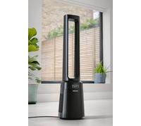 Pro Breeze OmniAir 41" 2-in-1 Bladeless Tower Fan & Air Purifier - Quiet Airflow, 5 Operating Modes & 65 Degree Oscillation in Black Pro Breeze Black