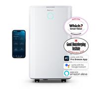 OmniDry 12L Quiet Dehumidifier with Max Extraction and Smart App Control Pro Breeze White Large