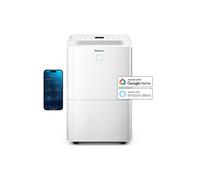 Pro Breeze Omnidry 40L Smart Low Energy Dehumidifier With Laundry Mode In White White