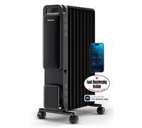 Pro Breeze Omniwarm 2500W Oil Filled 11 Fins Eco Radiator Heater With Digital Display And Smart App Control- Black