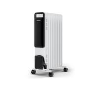 Pro Breeze Omniwarm 2500W Oil Filled 11 Fins Eco Radiator Heater With Digital Display - White