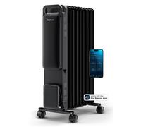 Pro Breeze Omniwarm 2500W Oil Filled 11 Fins Eco Radiator Heater With Digital Display And Smart App Control- Black