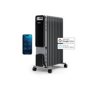 Pro Breeze Omniwarm 2500W Oil Filled 11 Fins Eco Radiator Heater With Digital Display And Smart App Control - Silver
