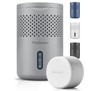 Pro Breeze Osmo® Dehumidifier - Silent & Refillable Moisture Absorber for Damp & Condensation at Home, Bedroom, Wardrobe, Car - Bathroom Mould Remover with 700g Refillable Tablet - Grey