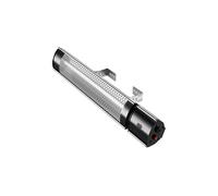 Pro Breeze Wall Mounted Infrared Patio Heater With Remote Control And 2 Heat Settings In Black Black